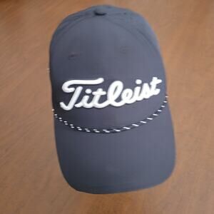 Titleist FJ Pro V1 Golf Hat Black cap Mens Adjustable one size fits most